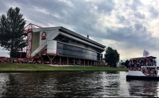 Forza Garibaldi Boat on Trent Near City Ground